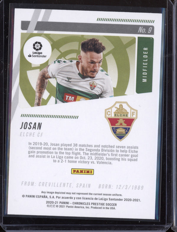 Josan 2020 Panini Chronicles Green Circles EU XTRA Points Parallel RC 38/99