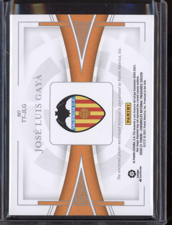 Jose Luis Gaya 2020 Panini Chronicles National Treasures Thread Parallel 166/500