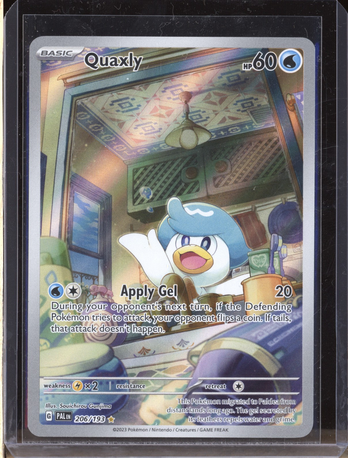 Quaxly 2023 Pokemon Paldea Evolved 206/193 Art Rare