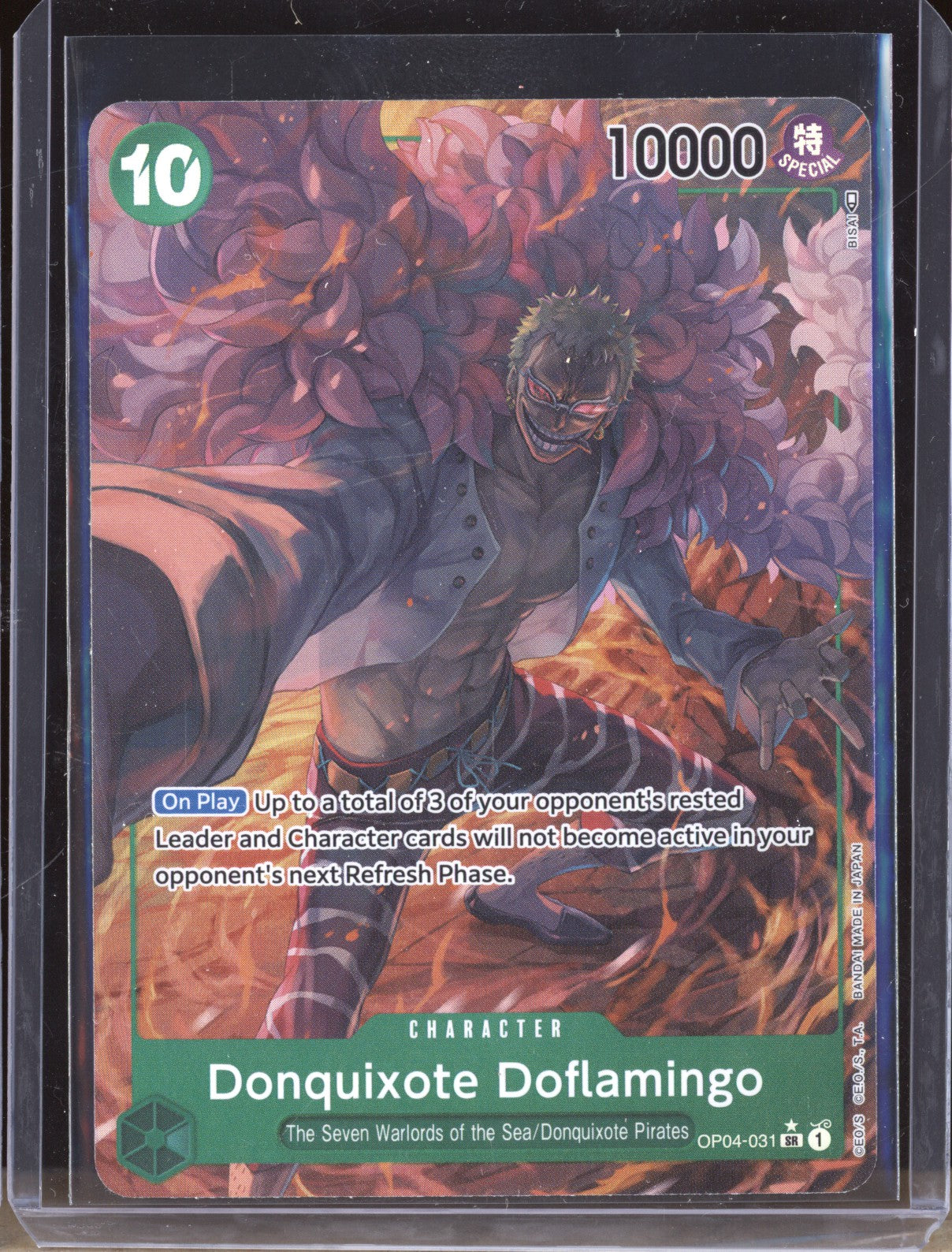 Donquixote Doflamingo One Piece Kingdoms of Intrigue OP04-031 Special Alt Art