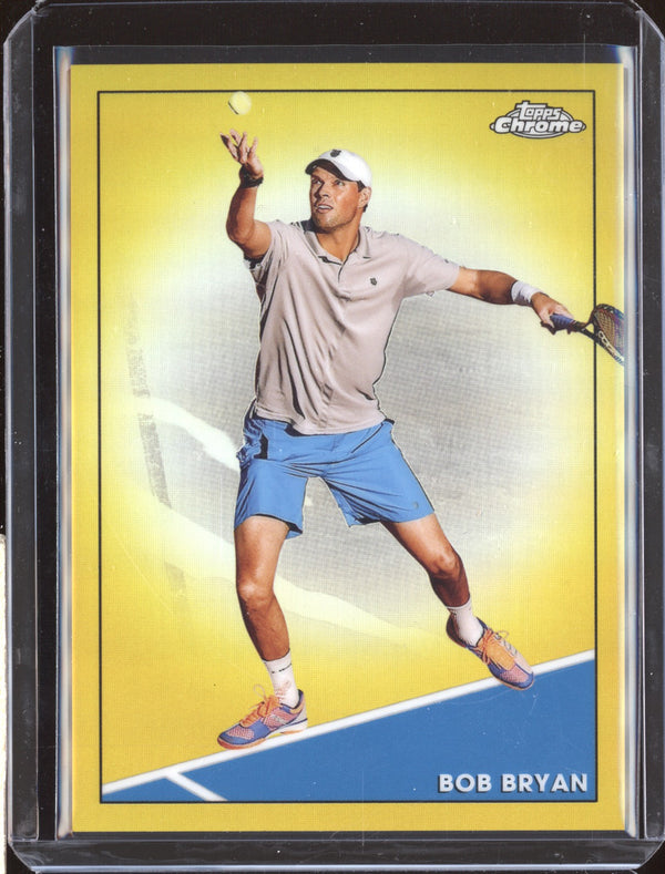 Bob Bryan 2021 Topps Chrome Tennis 9 Gold 37/50