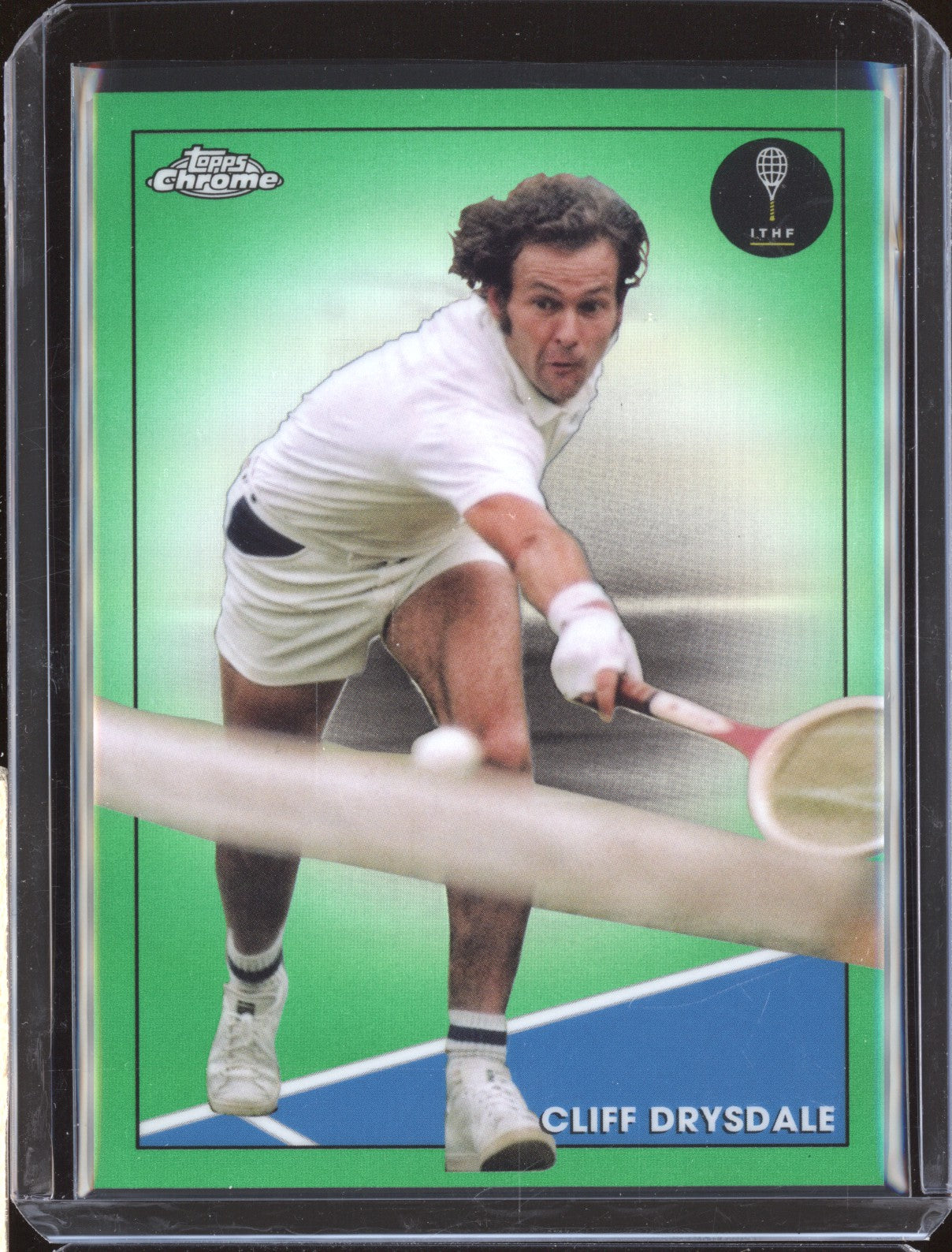 Cliff Drysdale 2021 Topps Chrome Tennis 20 Green 33/75