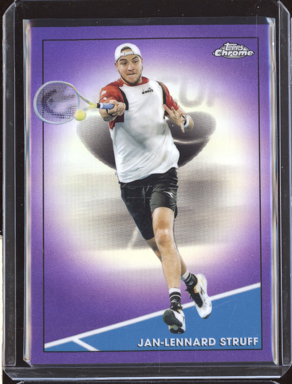 Jan-Lennard Struff 2021 Topps Chrome Tennis 39 Purple 175/199