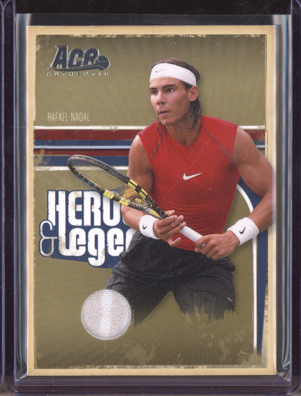 Rafael Nadal 2006 Ace Authentic Heroes & Legends 65 Jersey 491/500