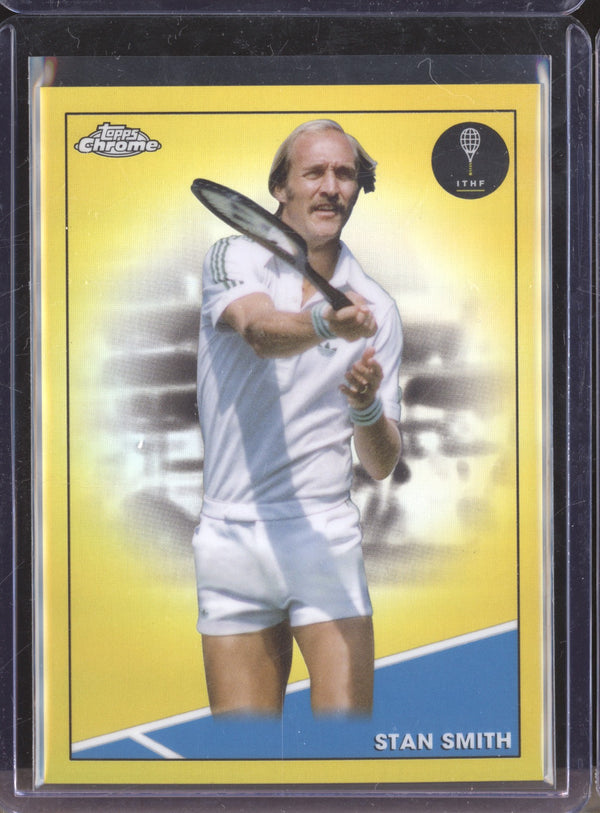 Stan Smith 2021 Topps Chrome Tennis 62 Gold 41/50