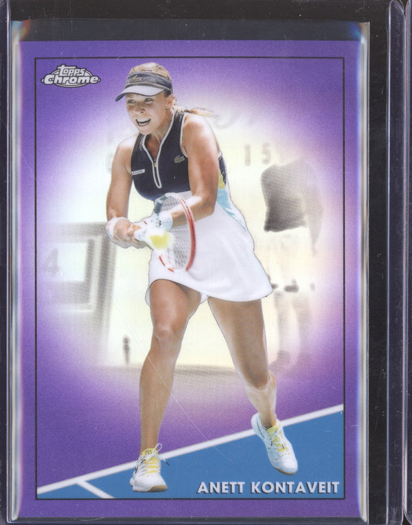 Anett Kontaveit 2021 Topps Chrome Tennis 37 Purple 159/199