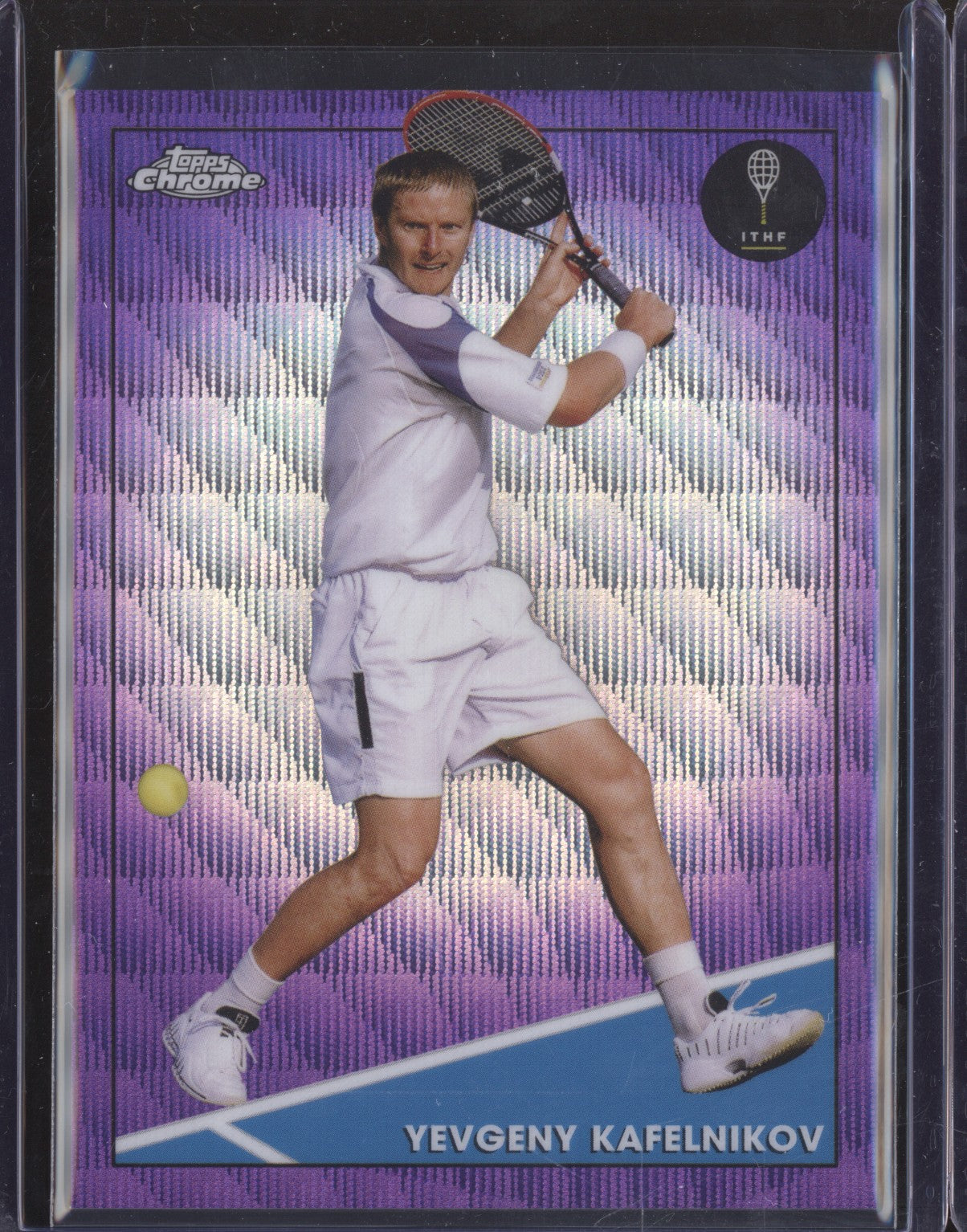 Yevgeny Kafelnikov 2021 Topps Chrome Tennis 32 Purple Wave 2/199