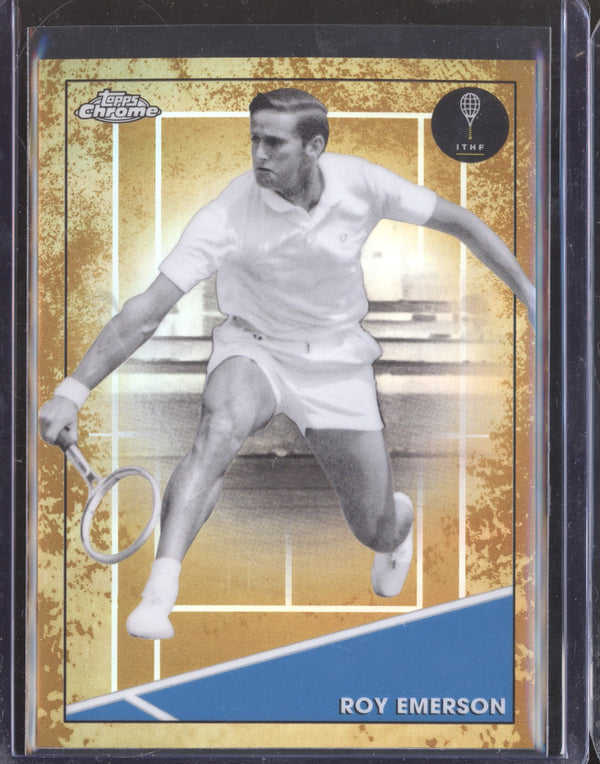 Roy Emerson 2021 Topps Chrome Tennis 94 Clay Court