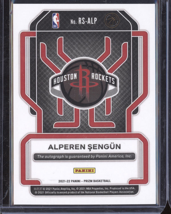 Alperen Sengun 2021-22 Panini Prizm Rookie Signatures RC