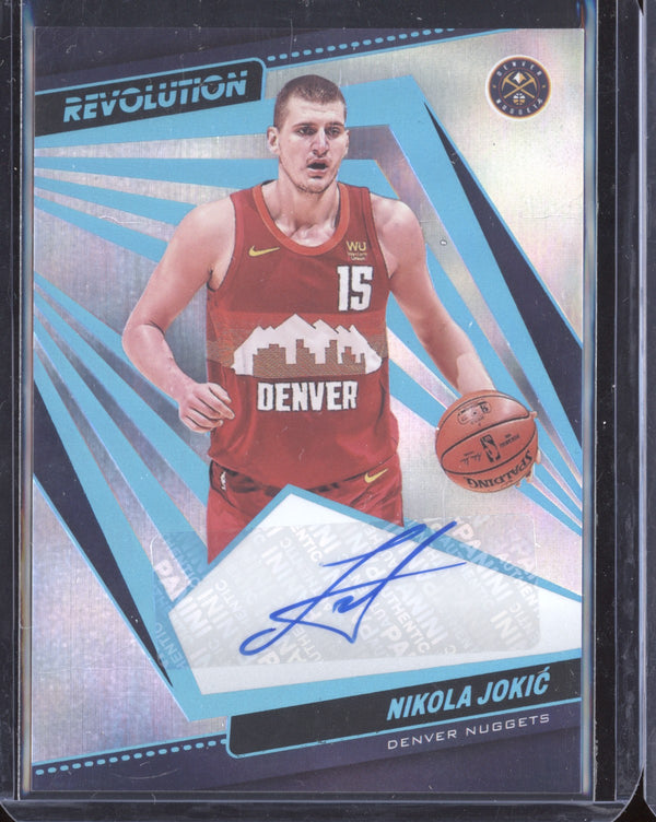 Nikola Jokic 2021-22 Panini Revolution Autographs Infinite 23/25