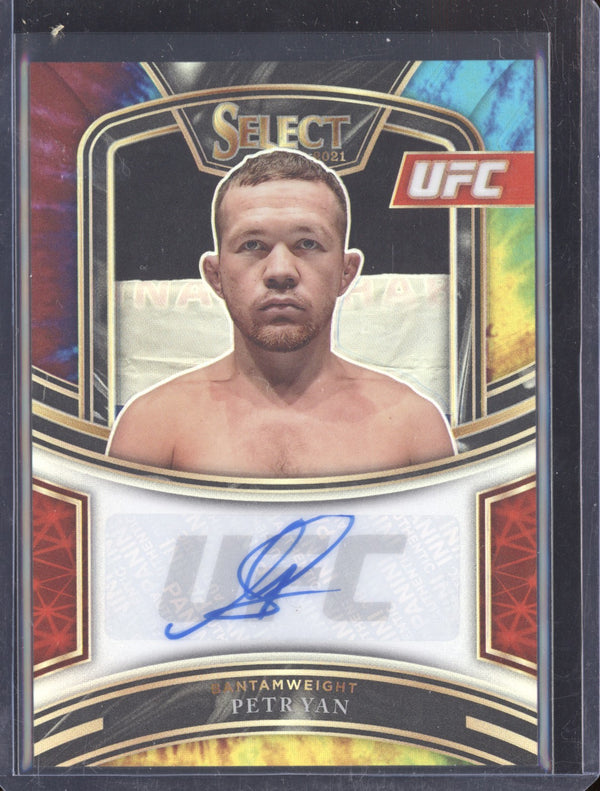 Petr Yan 2021 Panini Select UFC Signatures Tie-Dye 20/25