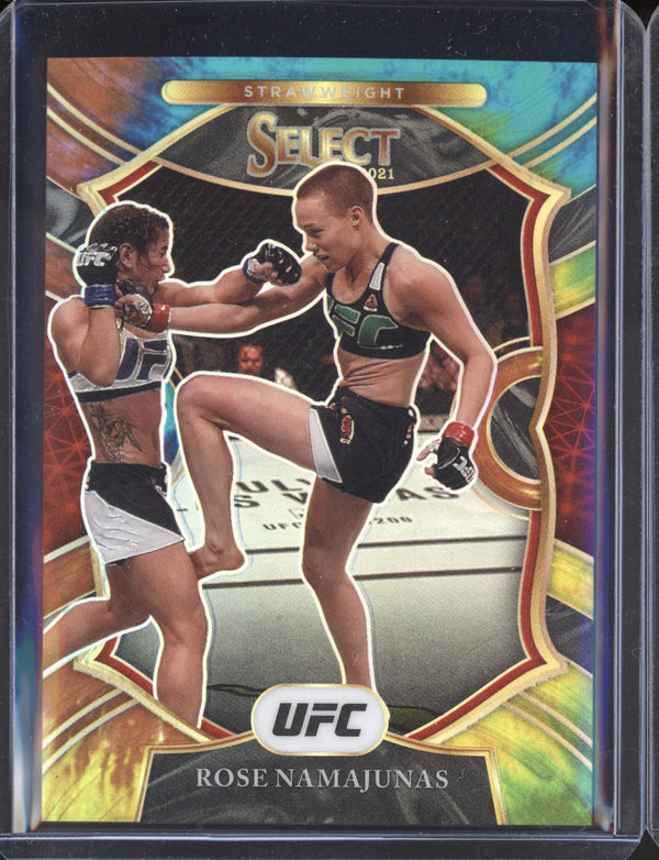 Rose Namajunas 2021  Panini Select UFC Concourse Tie-Dye 5/25