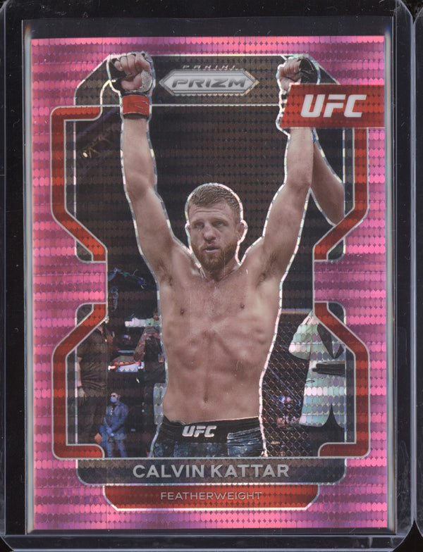 Calvin Kattar 2022 Panini Prizm UFC 169 Pink Pulsar 23/42