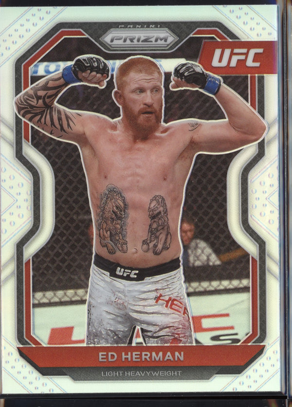 Ed Herman 2021 Panini Prizm UFC Silver