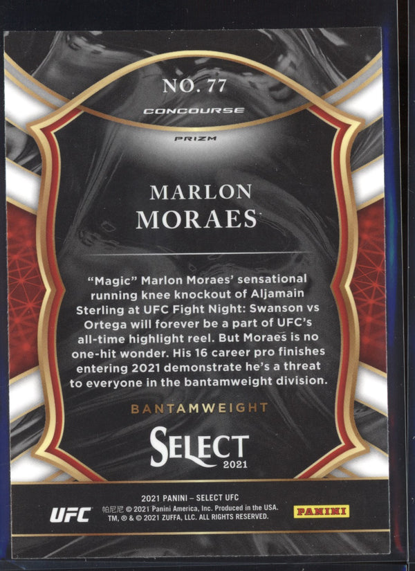 Marlon Moraes 2021 Panini UFC Select Concourse Scope