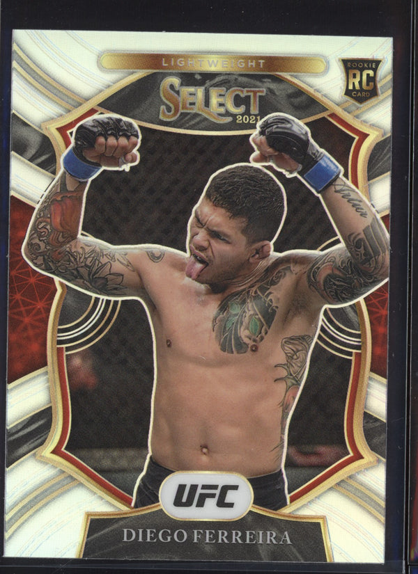 Diego Ferreira 2021 Panini UFC Select Concourse Silver RC