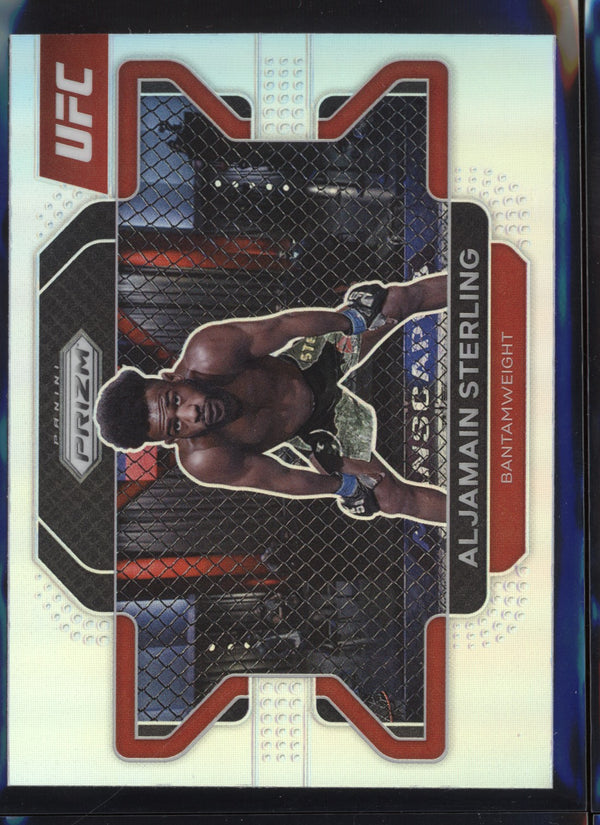 Aljamain Sterling 2022 Panini Prizm UFC Silver Prizm