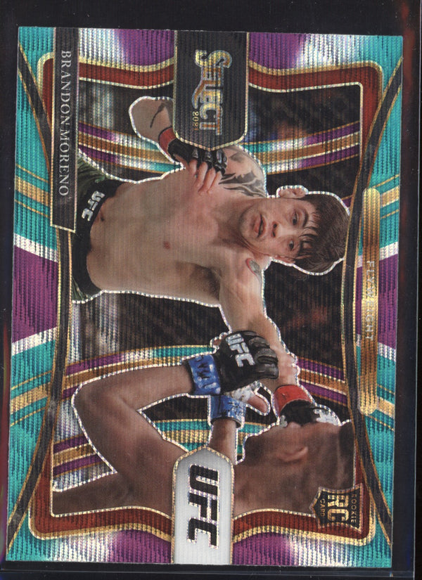 Brandon Moreno 2021 Panini UFC Select Premier Level Tri-Colour RC