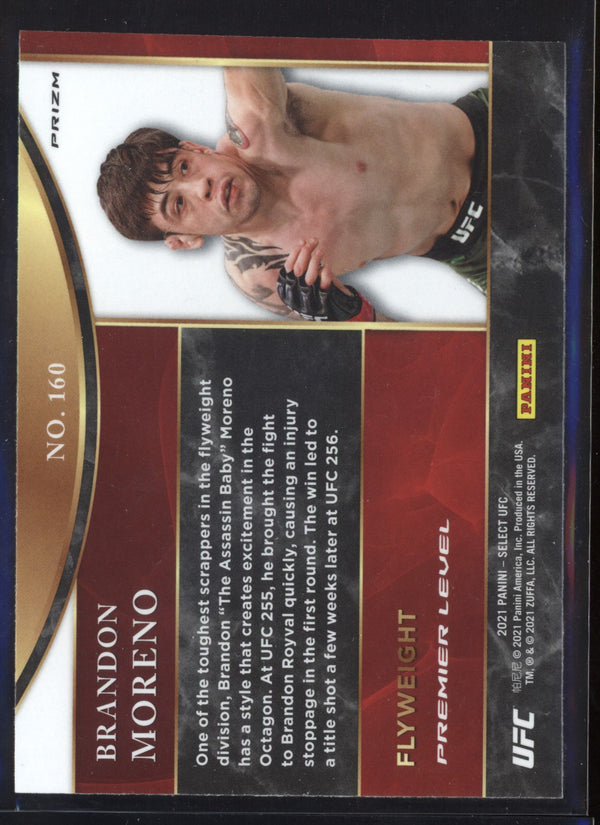 Brandon Moreno 2021 Panini UFC Select Premier Level Tri-Colour RC