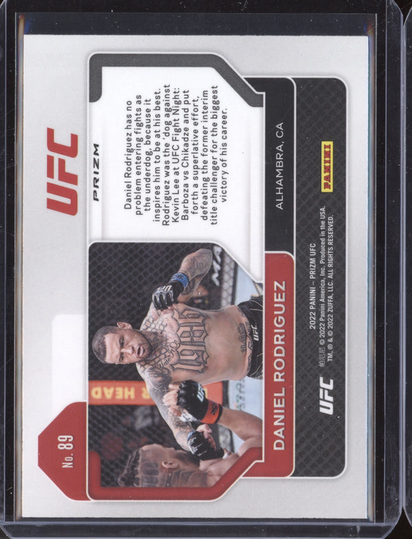 Daniel Rodriguez 2022 Panini Prizm UFC 89 Green RC