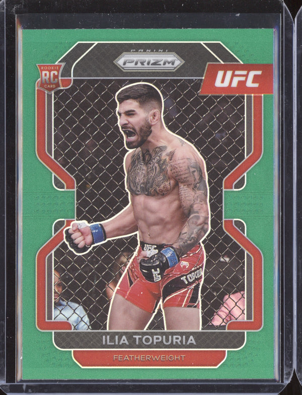 Ilia Topuria 2022 Panini Prizm UFC 115 Green RC