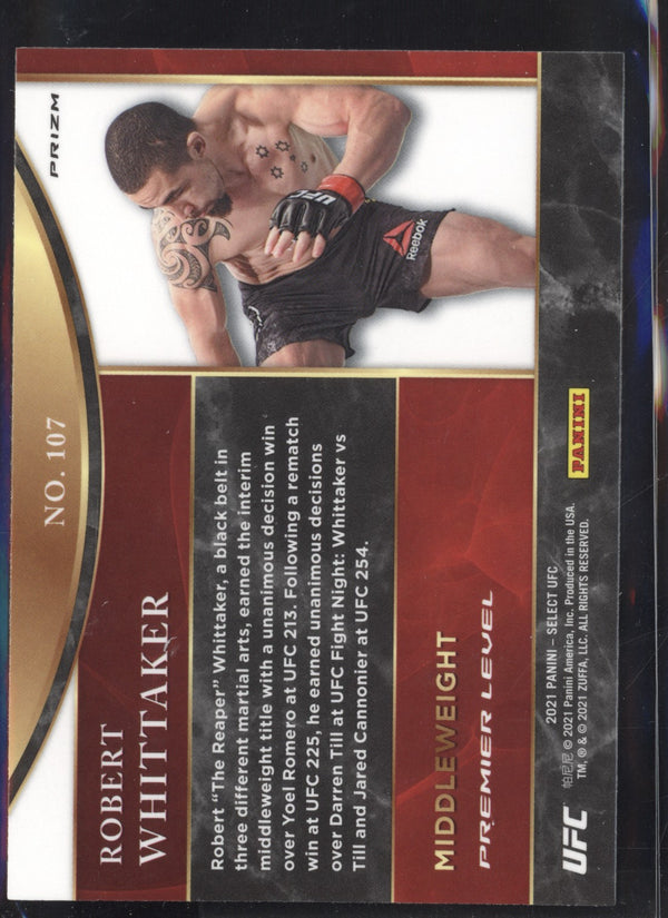 Robert Whittaker 2021 Panini UFC Select Premier Level Scope