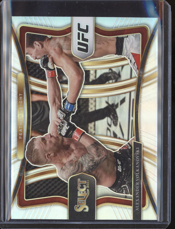 Alexander Volkanovski 2021  Panini Select UFC Premier Level Silver