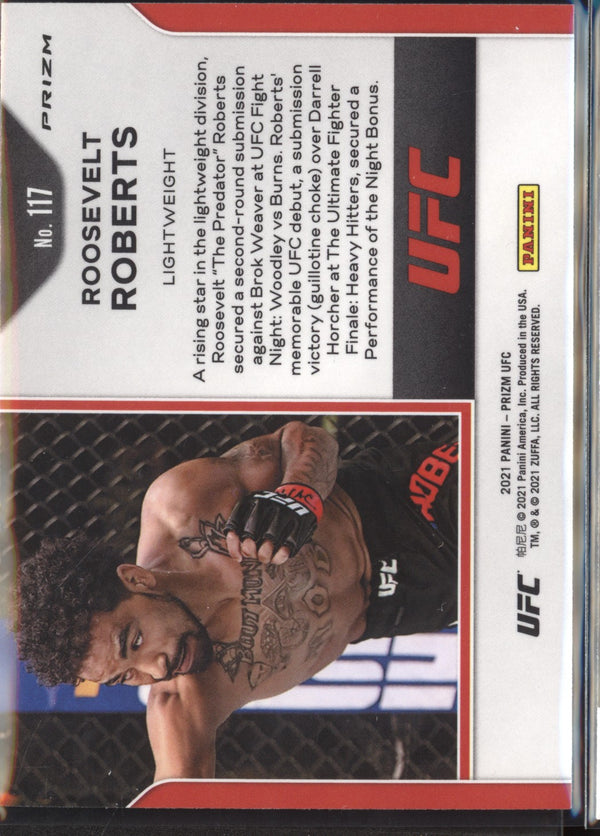 Roosevelt Roberts 2021 Panini Prizm UFC Silver RC