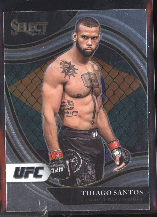 Thiago Santos 2021 Panini UFC Select Octagonside