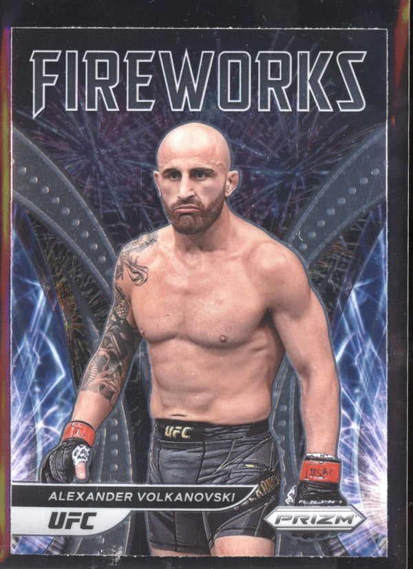 Alexander Volkanovski 2022 Panini Prizm UFC Fireworks