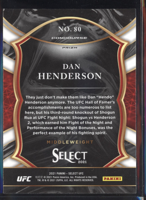 Dan Henderson 2021 Panini UFC Select Concourse Scope