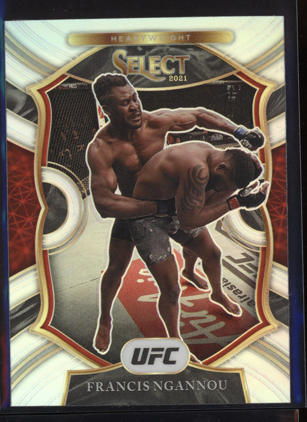 Francis Ngannou 2021 Panini UFC Select Concourse Silver