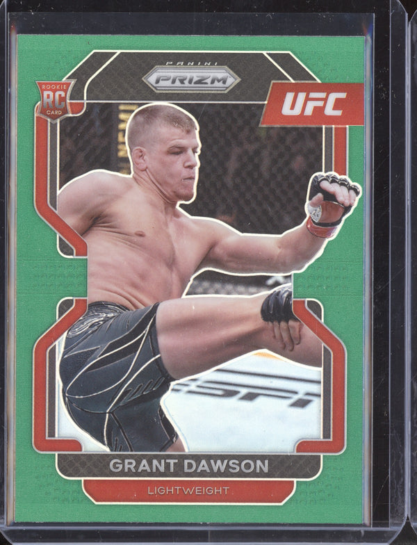 Grant Dawson 2022 Panini Prizm UFC 193 Green RC