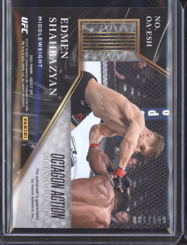 Edmen Shahbazyan 2021  Panini Select UFC Octagon Action Signatures 81/149