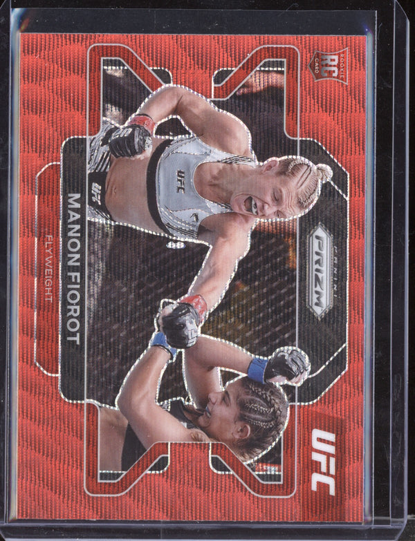 Manon Fiorot 2022 Panini Prizm UFC Red Wave RC