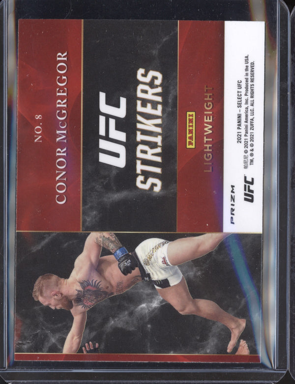 Conor McGregor 2021  Panini Select UFC Strikers Silver