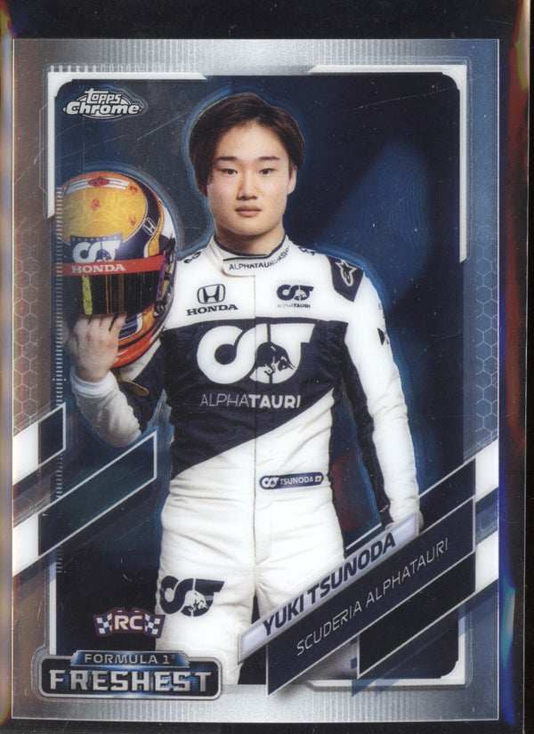 Yuki Tsunoda 2021 Topps Chrome F1 RC