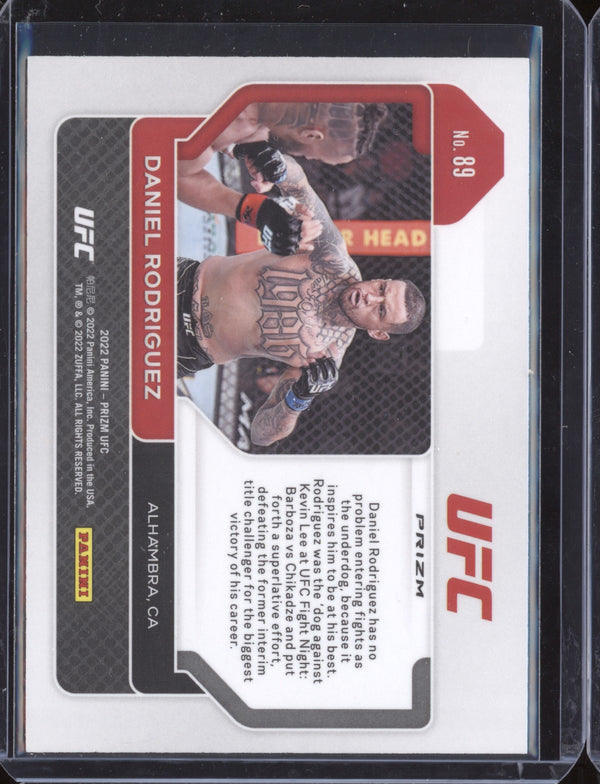 Daniel Rodriguez 2022 Panini Prizm UFC 89 Silver RC