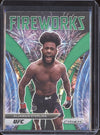 Aljamain Sterling 2022 Panini Prizm UFC 15 Fireworks Green