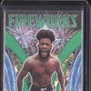 Aljamain Sterling 2022 Panini Prizm UFC 15 Fireworks Green