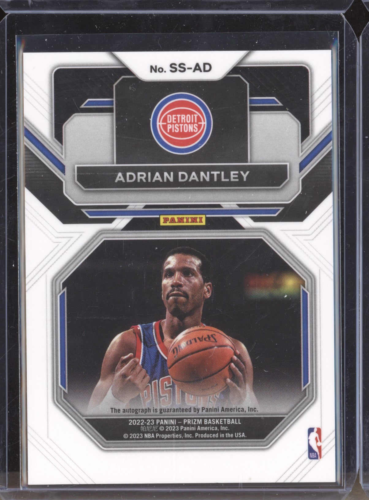 Adrian Dantley 2022-23 Panini Prizm SS-AD Sensational Signatures