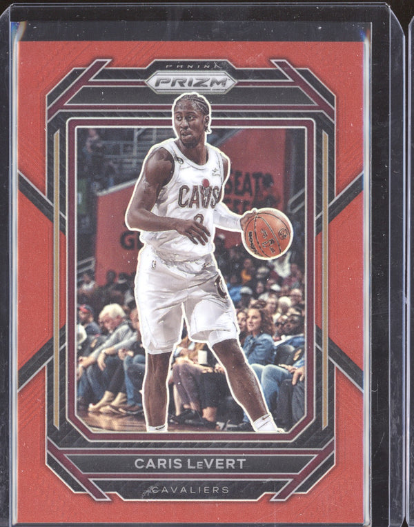 Caris LeVert 2022-23 Panini Prizm 77 Red 204/299