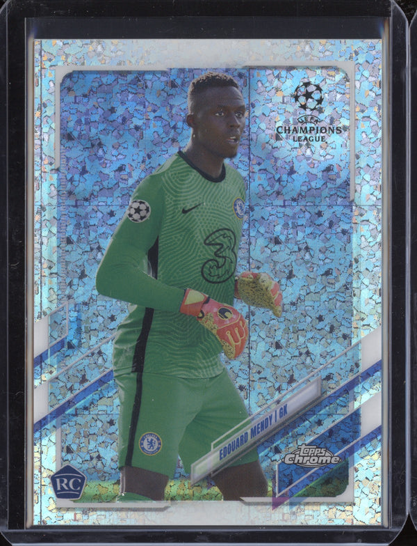 Edouard Mendy 2020 Topps Chrome UEFA Speckle Refractor RC