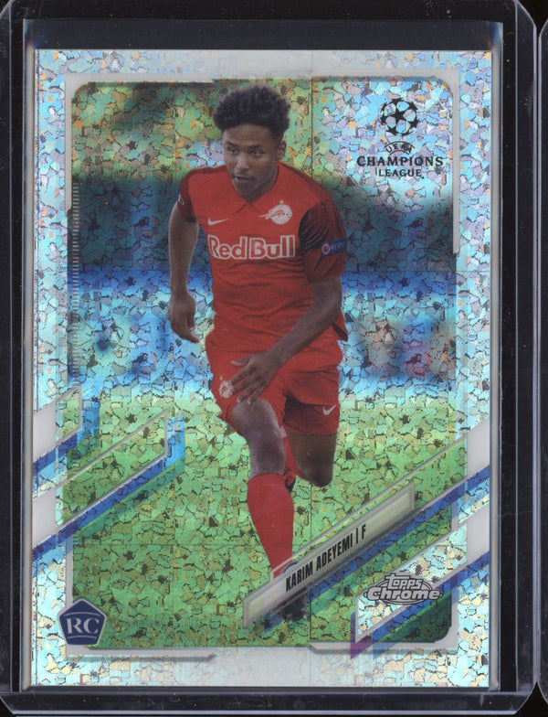 Karim Adeyemi 2020 Topps Chrome UEFA Speckle Refractor RC