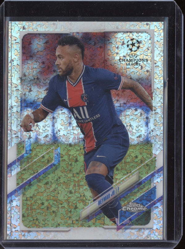 Neymar Jr 2020-21 Topps Chrome UCL 16 Speckle