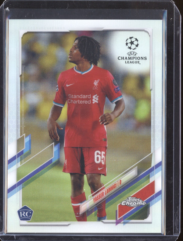 Yasser Larouci 2020 Topps Chrome UEFA Refractor RC