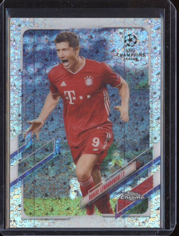 Robert Lewandowski 2020-21 Topps Chrome UCL 50 Speckle