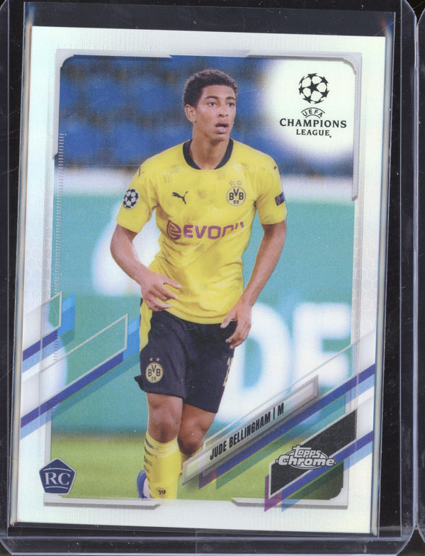 Jude Bellingham 2020 Topps Chrome UEFA Refractor RC