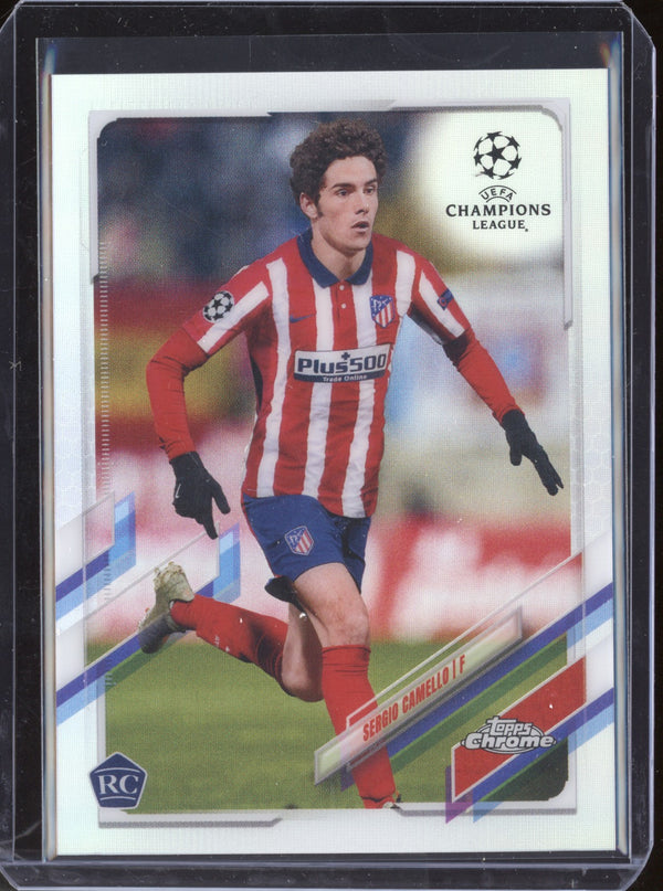 Sergio Camello 2020 Topps Chrome UEFA Refractor RC