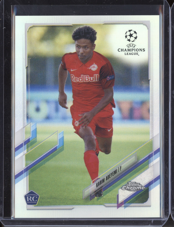 Karim Adeyemi 2020 Topps Chrome UEFA Refractor RC